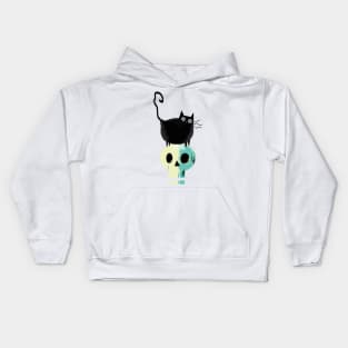 Halloween Cat Kids Hoodie